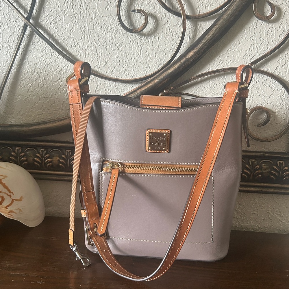Dooney & Bourke Taupe and Brown  Bag
